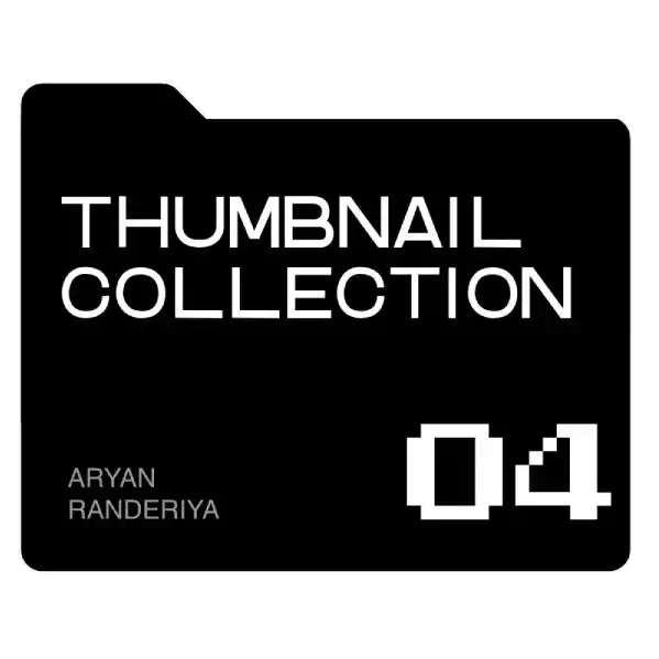 Design project collection showcase - YouTube thumbnails