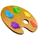 Cursor color palette design icon